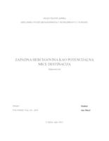 prikaz prve stranice dokumenta Zapadna Hercegovina kao potencijalna MICE destinacija